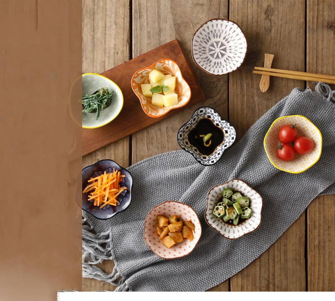 4 шт. глазурованная керамическая посуда домашние креативные соленья приправа для