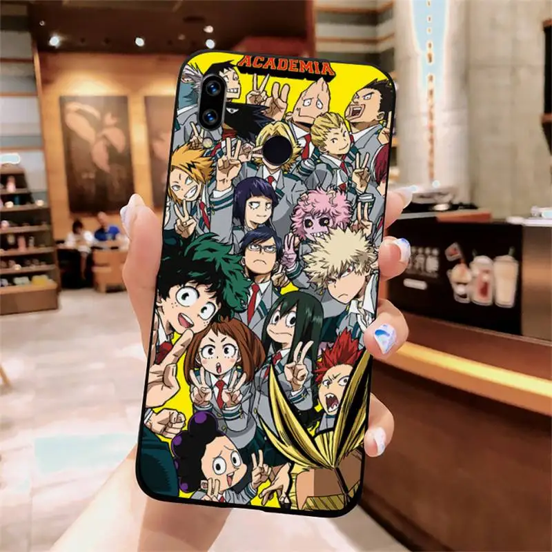 

Japan Anime My Hero Academia Phone Case For Xiaomi Redmi note 7 8 9 t k30 max3 9 s 10 pro lite