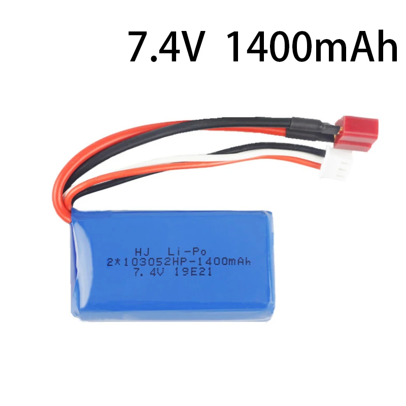 Для Wltoys A959 b A969 A979 K929 B RC Car запасные части 7 4 V 1400mah Lipo upgrade Battery 2S
