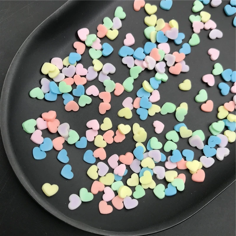 50 г в форме сердца из полимерной глины посыпать для детей сделай сам мягкая глина
