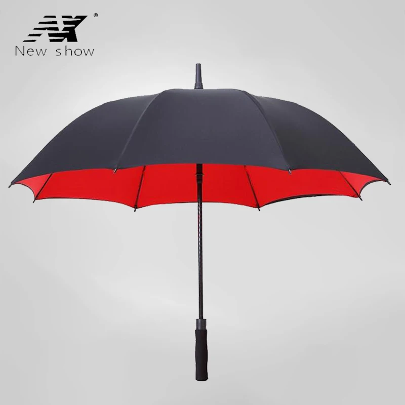 Большой ложки с длинной ручкой зонтик Double Слои зонт от солнца Сильный