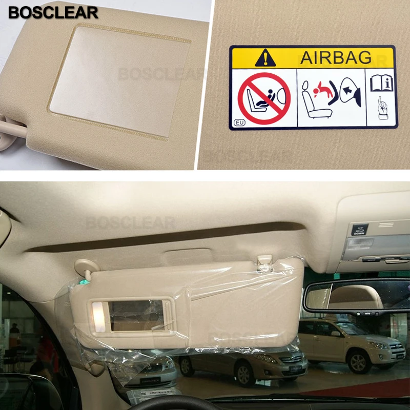 Автомобильный солнцезащитный козырек зеркало для макияжа Toyota Land Cruiser LC200 2008 18