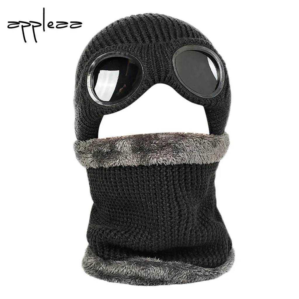 Beanie 2019Top Мужские Женские зимние Пуховые головные уборы одноцветные ворсовые