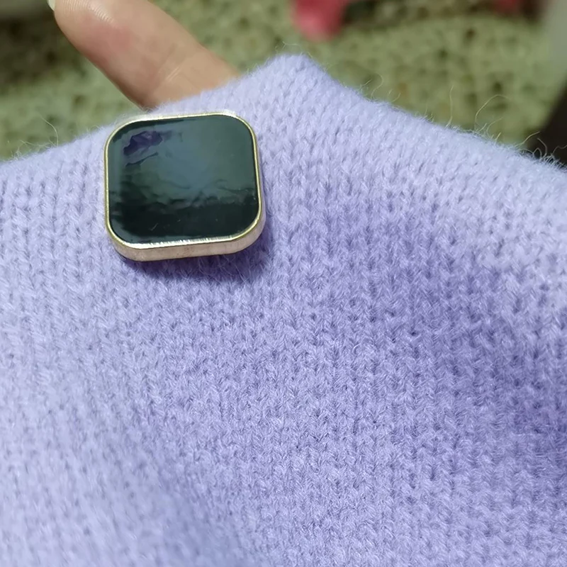 

Elegant Chic Sweater Two Piece Sets Women Big Size Fashion Long Sleeve Lapel Button Pullover Short Tops + A-Line Skirt Knit Suit