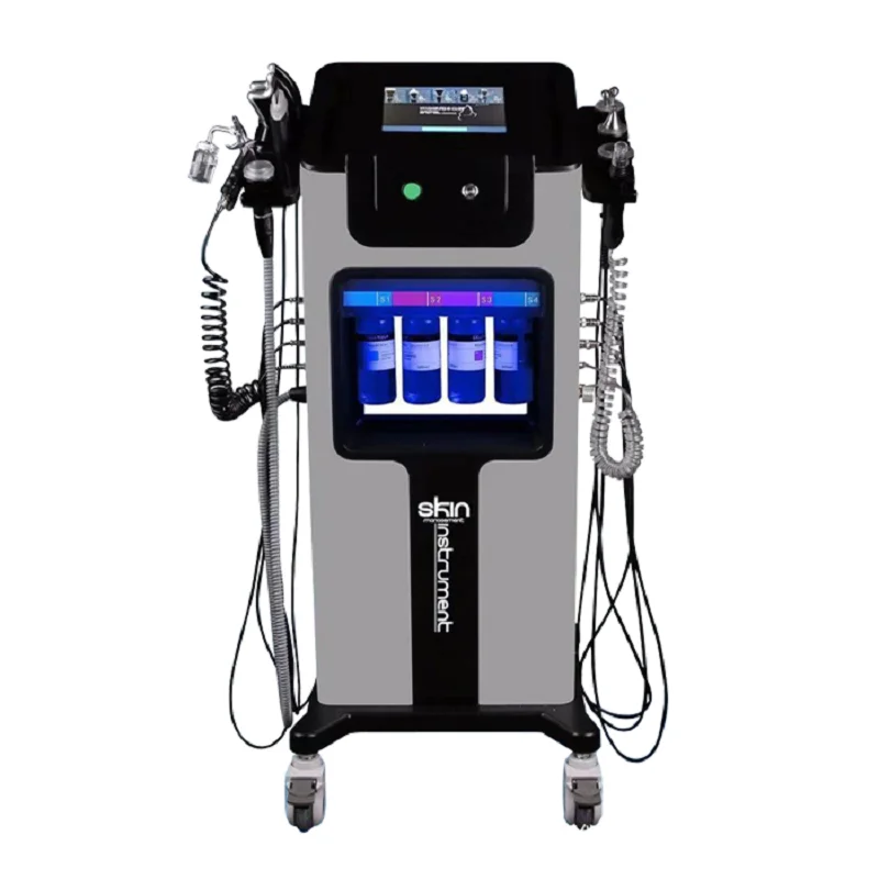 8 in 1 hydrafacial oxygen jet aqua peel machine microdermebrasion skin rejuvenation cryo facial and eye lifting beauty tools | Красота и