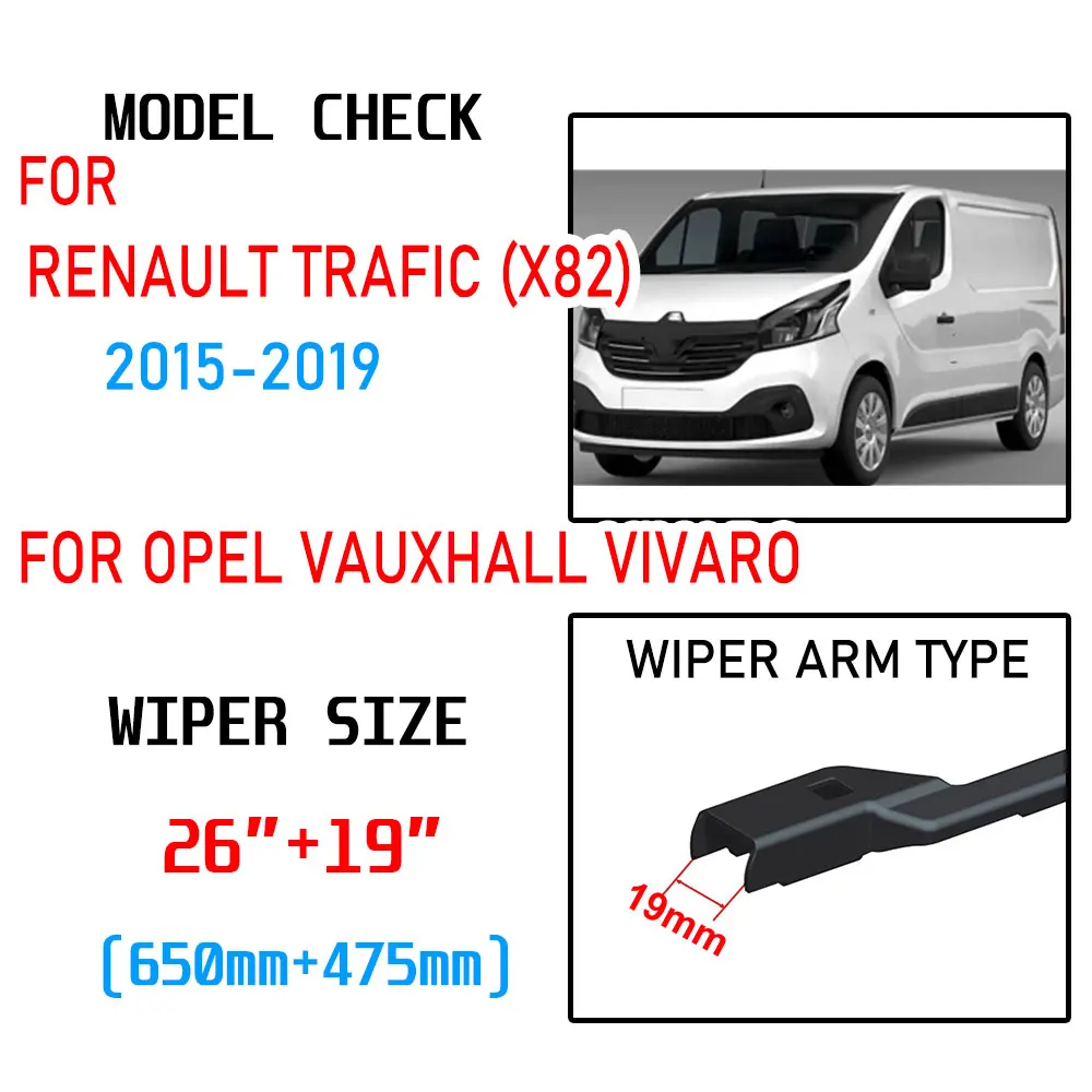 Для Renault X82 2015 2016 2017 2018 2019 Аксессуары лобовое стекло автомобиля стеклоочистителей