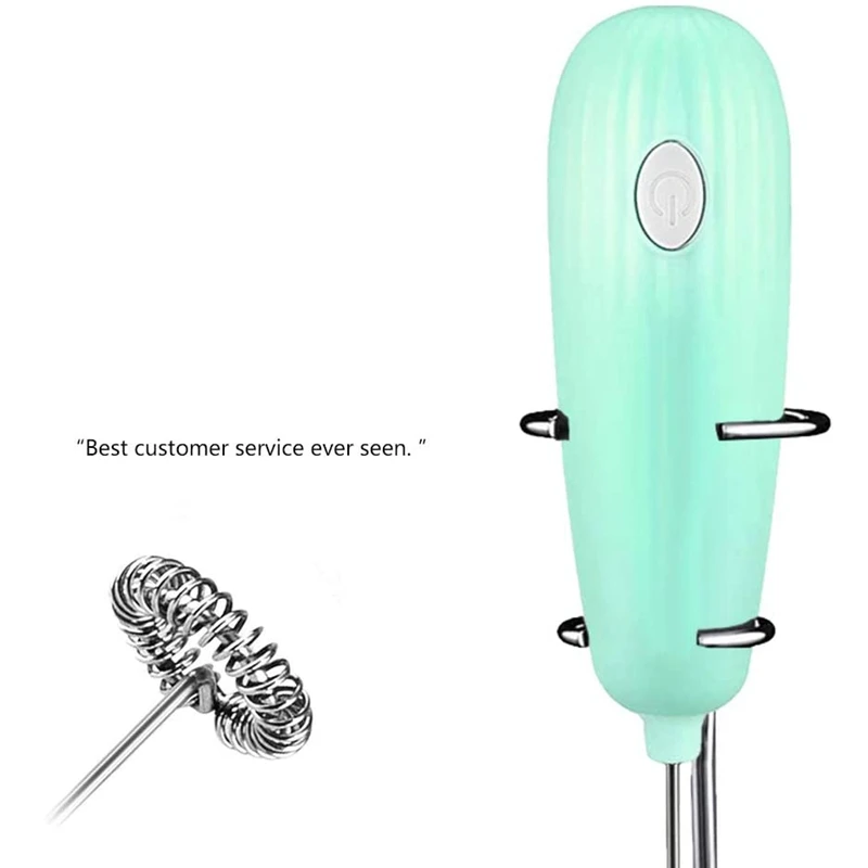 

Milk Frother Handheld Electric Whisk Foamer Maker for Coffee Latte Hot Chocolate Egg Mixer with Stand