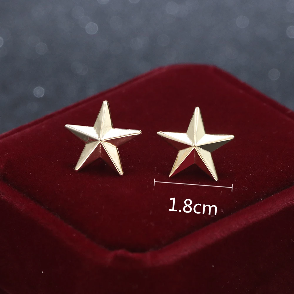 i-Remiel Korean Little Star Brooch Badges Men's and Women's Blouses Five Pointed Star Shirt Collar Pins and Brooches Accessories