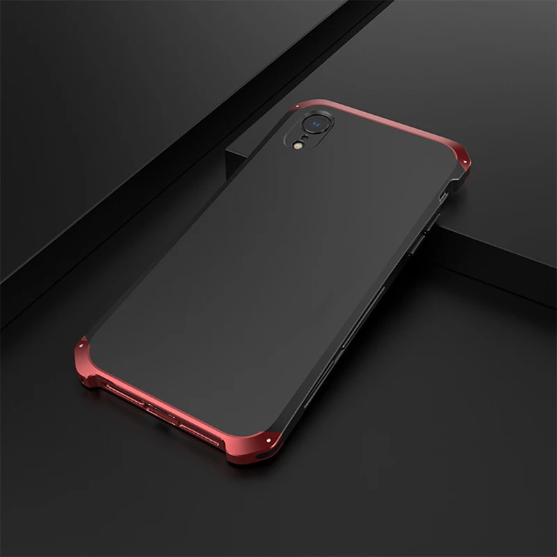 Текстурированная Противоударная металлическая рамка Пластиковая Задняя панель