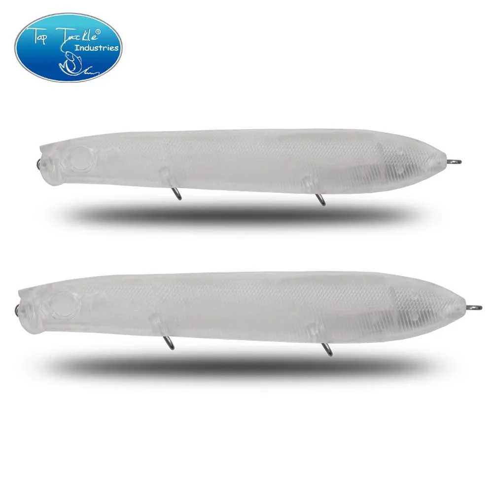 DIY Неокрашенная плавающая приманка для рыбалки карандаш 2 шт./лот бас Рыбалка