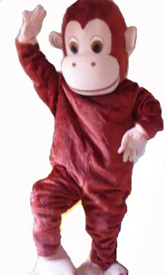 

Factory direct sale big mouth monkey brorwn Mascot Costume Adult Halloween Birthday party cartoon Apparel Cosplay Costumes