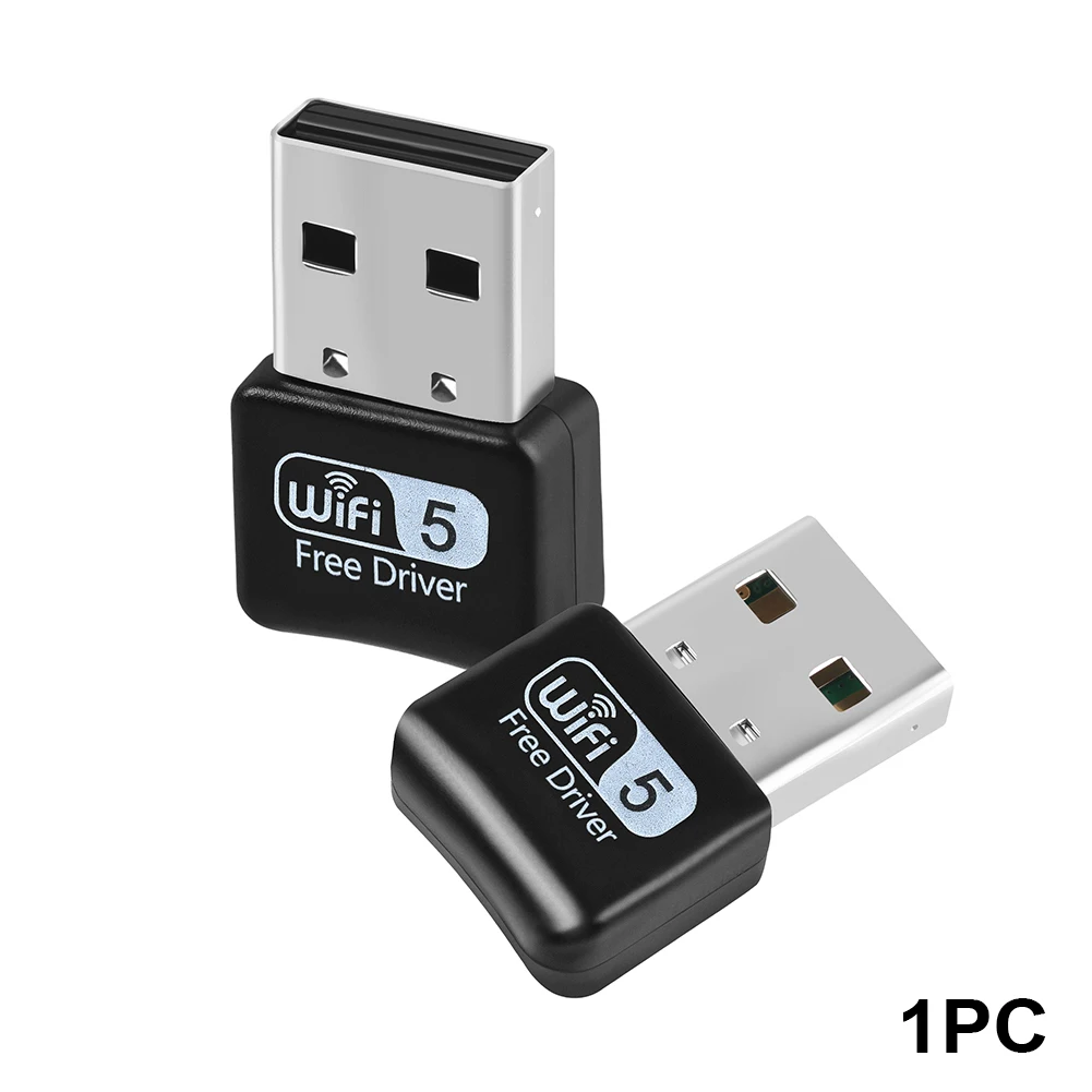 

600Mbps 2.4G 5G USB Gaming Dual Band Desktop For PC Laptop Free Driver Wifi Adapter Universal Home Stable Wireless Network Card