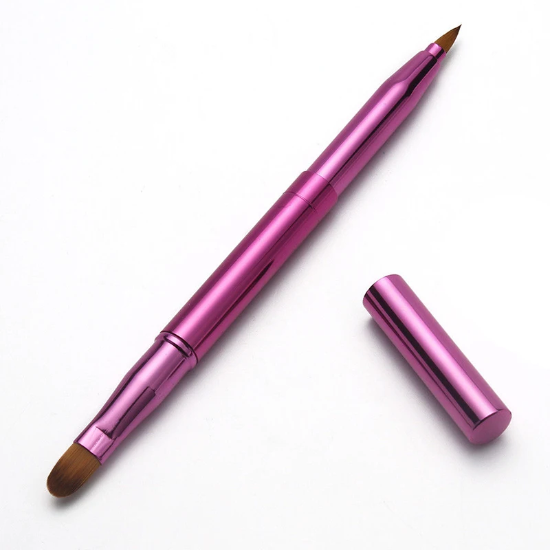 

Telescopic Lip Brush Double-headed Retractable Lipstick Brush For Lips Portable Makeup Makeup Brush Lip Tools Brush Applica V5J9
