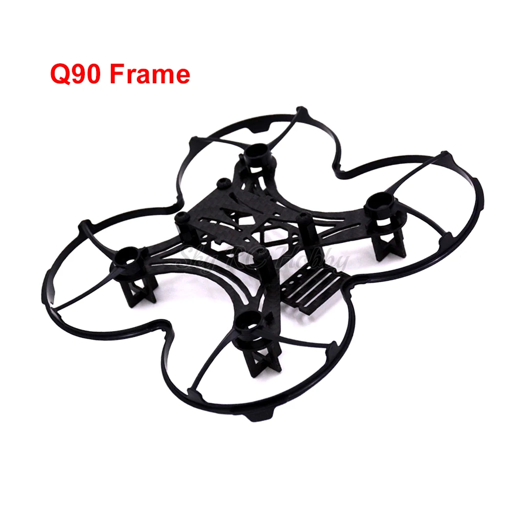 Only Q90 Frame Q90 90 мм 90 мини микро FPV гоночный Квадрокоптер рама из углеродного волокна для щетки 8520 мотор 55 мм Пропеллер DIY Дрон комплект RC самолет - Цвет: Only Q90 Frame
