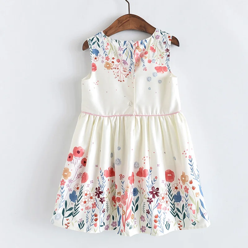 Платья для девочек LOVE DD &amp MM 2021 Детская Одежда модное платье-майка с кружевными