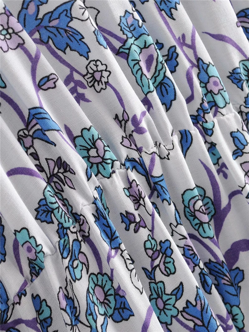 Винтажное шикарное женское синее пляжное богемное платье без рукавов с