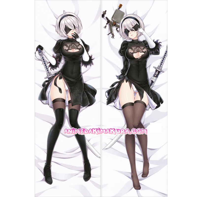

Наволочка для подушки NieR:Automata Dakimakura 2B, чехол для подушки Otaku, наволочка для обнимающей подушки