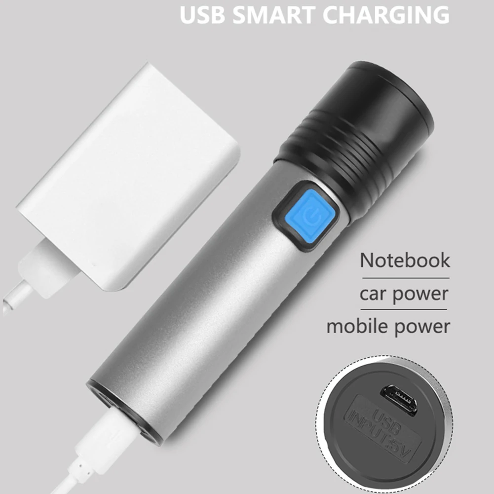 

Portable 395nm 1200mAh UV Flashlight Mini Banknote Check Manicure Flashlight Rechargeable Handheld USB LED Medical Light