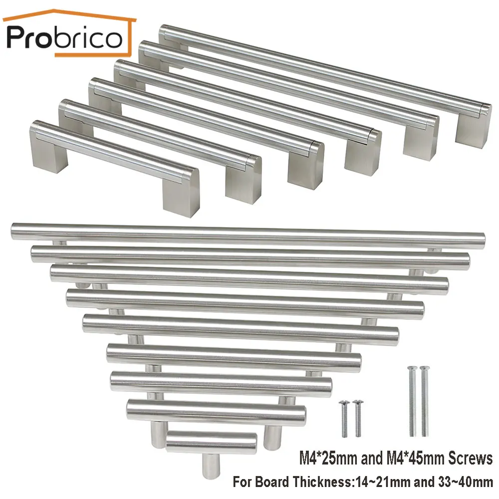 Probrico ручки шкафа длинная Мебель Тянет кухонный шкаф ящика Шкаф Современная