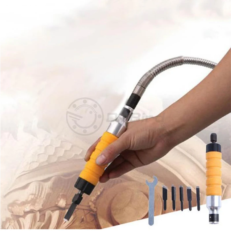 Electric woodworking chisel carving knife tool soft shaft handle wood table grinding | Инструменты