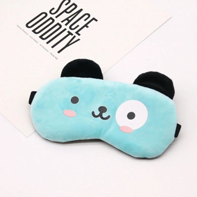 Симпатичная мультяшная хлопковая маска для глаз сна креативная с животными