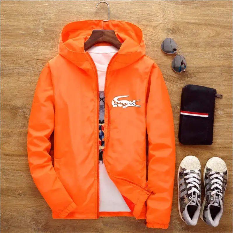 

Spring Autumn New Men Outdoors tourism Clothes Casual Streetwear Men Fashion Jackets Coats New Men's Windbreaker Bomber Jacket