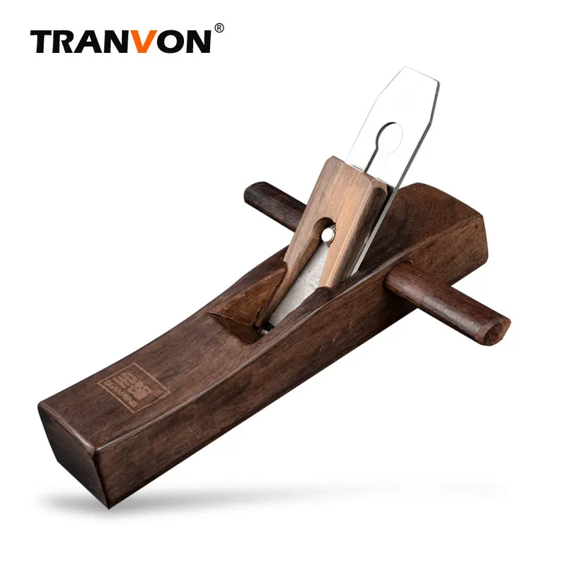 Деревообрабатывающий ручной плоский самолет нижний край эбенового дерева
