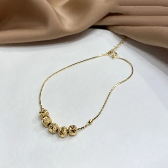 Подарок модный Шарм-браслет с шариком золотого цвета женский браслет и