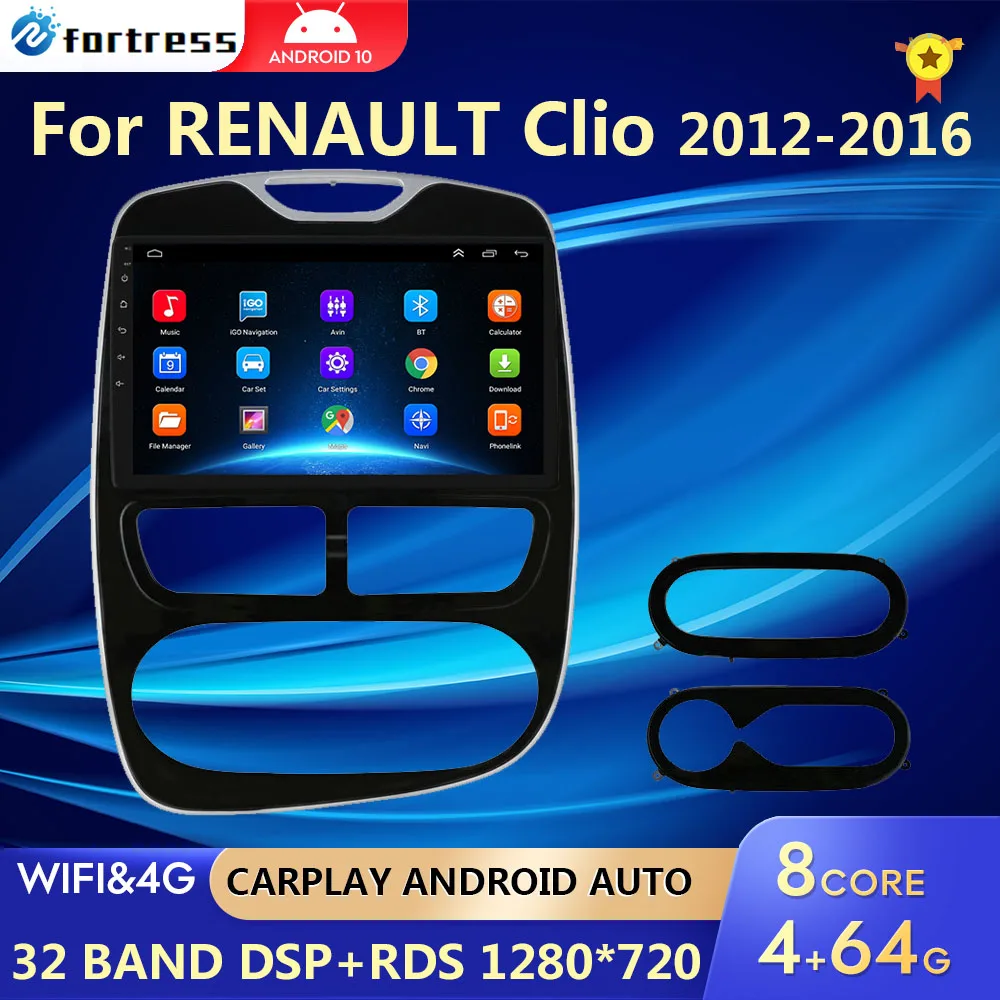 

Android 10 2Din Car Radio GPS For RENAULT Clio 3 4 2012-2016 Autoradio Multimedia 10.1 INCH Stereo Video Audio Player Navigation