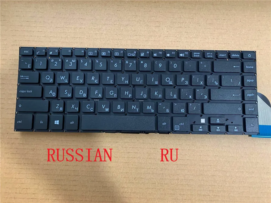 Русская/английская клавиатура для ASUS VivoBook X505 X505B X505BA X505BP K505 K505B K505BP черная без