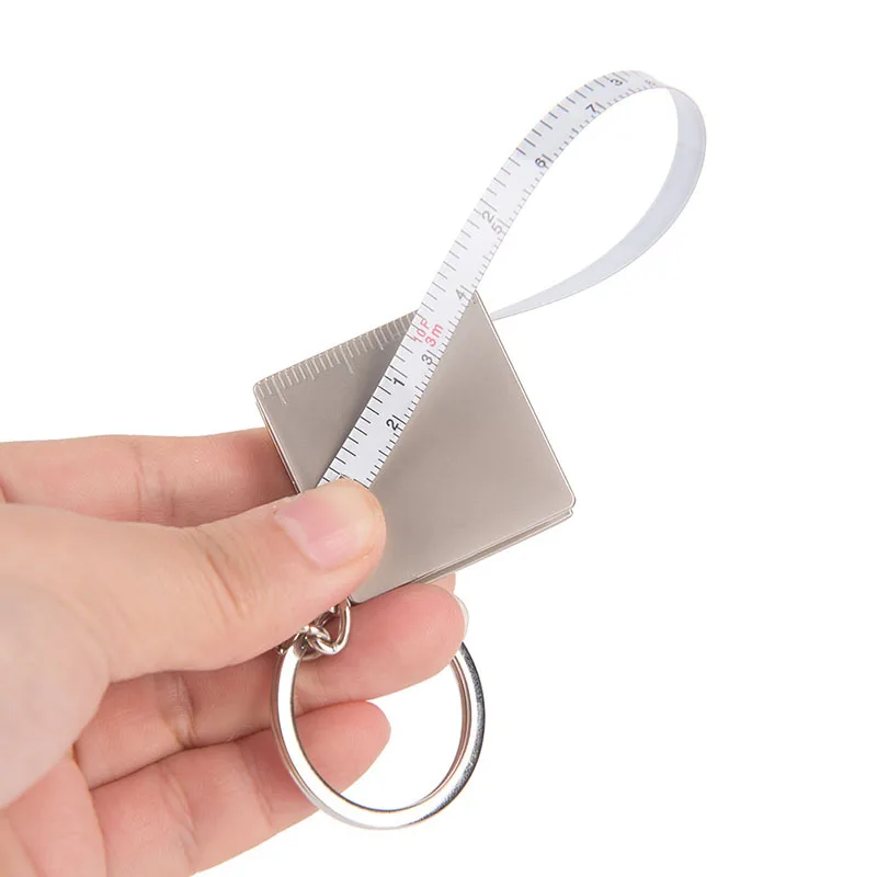 Metal Tape Measure Keychain Portable Keyring Ruler Multifunction Decoration Gift | Инструменты