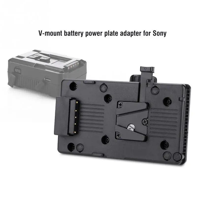 V-mount Battery Power Plate Adapter W/D-tap Clamp for Sony DSLR Video Camera with U Clip Stable Tripod Stand | Электроника