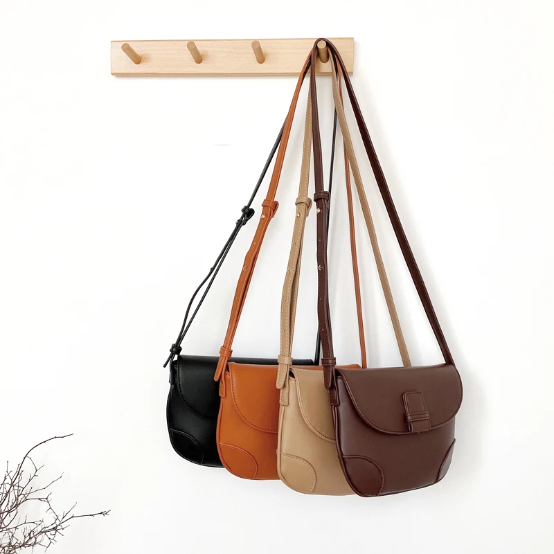 2020 New Women Mini Thin Saddle Bag Brand Designer Ladies Shoulder PU Cover Vintage Female Crossbody Phone Whole Sale | Багаж и сумки