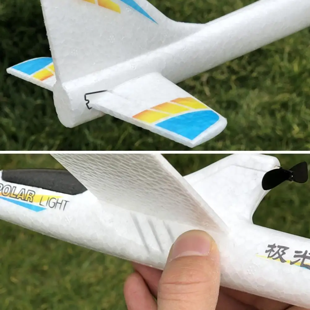 

Toys For Girls Foam Airplane Charging Lantern Swirling Hand Children's Toys Throwing