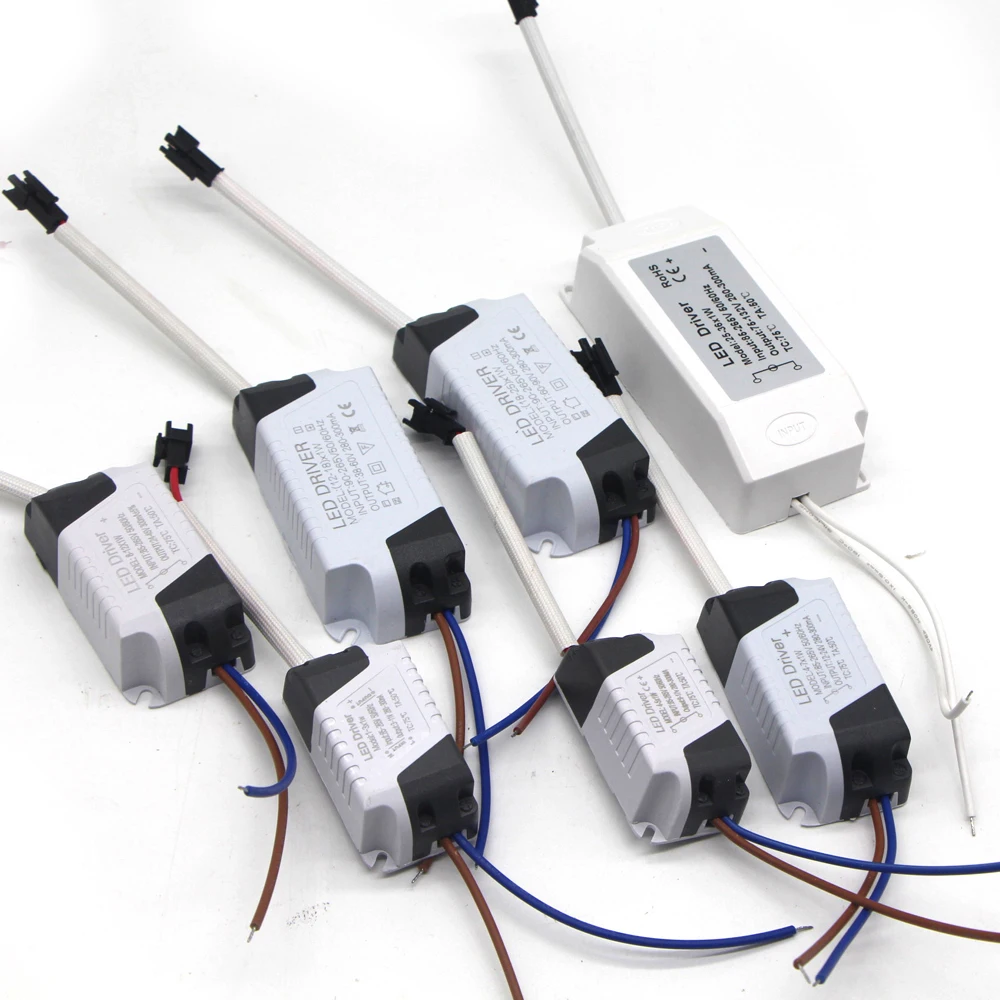 Светодиодный драйвер постоянного тока Питание 3 Вт-24 Вт AC85-265V 300mA 280mA светильник