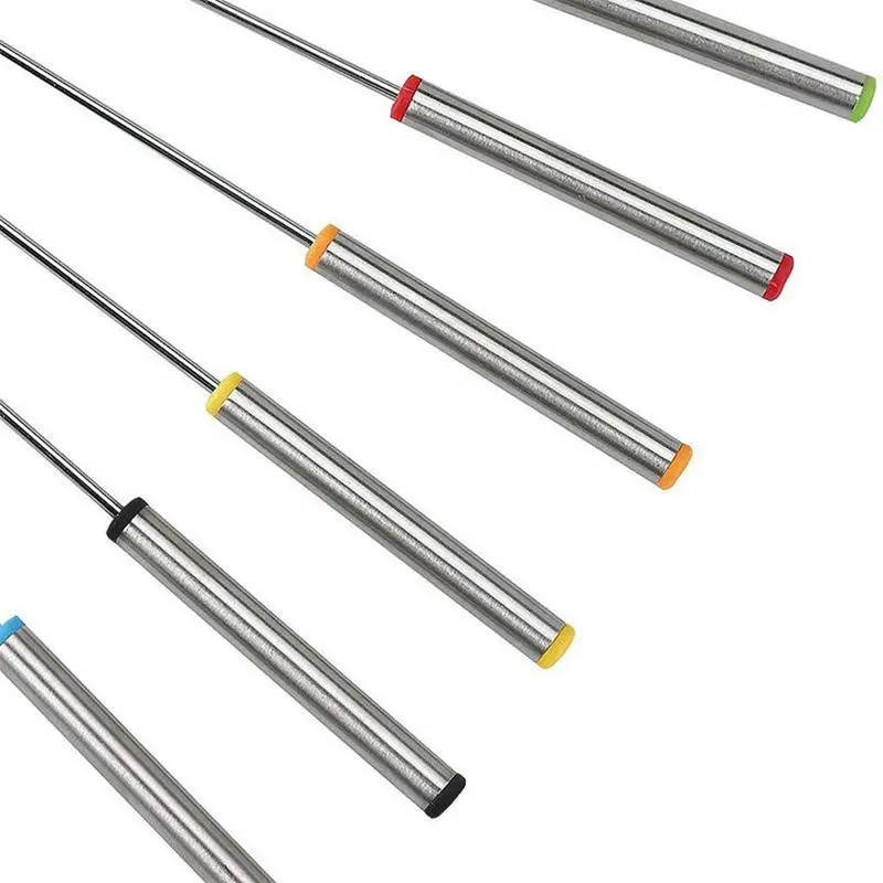 Вилка из нержавеющей стали для фондю фруктов шоколада фонтана сыра вилки с