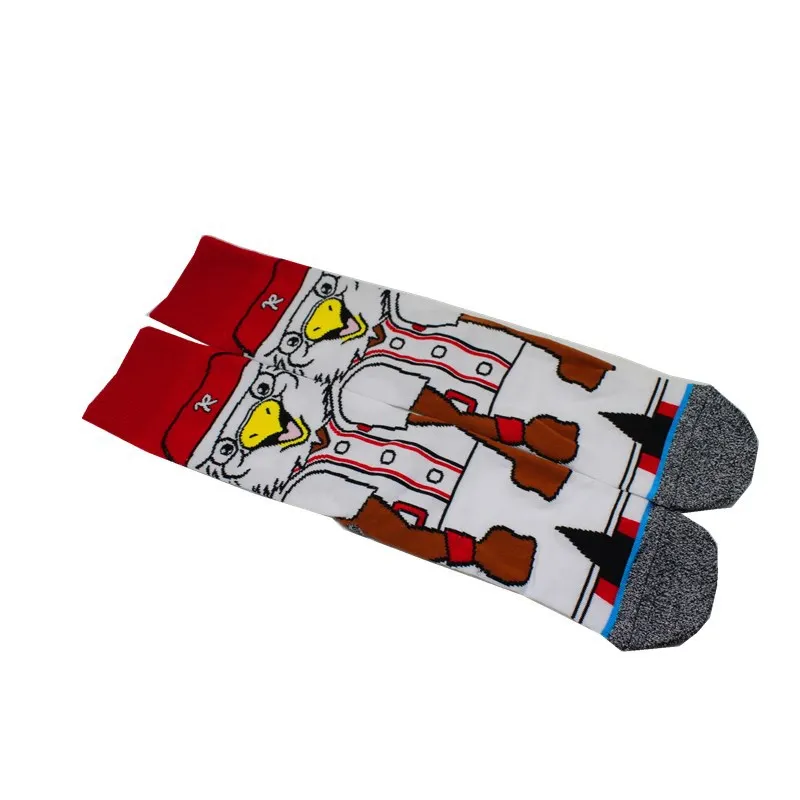 Cartoon pattern print socks cute fun men cotton lovers sock soft comfort breathable autumn winter sporting casual anime harajuku