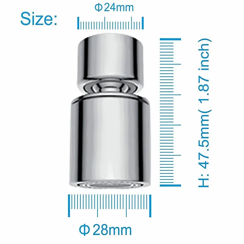 Высококачественный двухфункциональный аэратор для кухонной раковины с 2