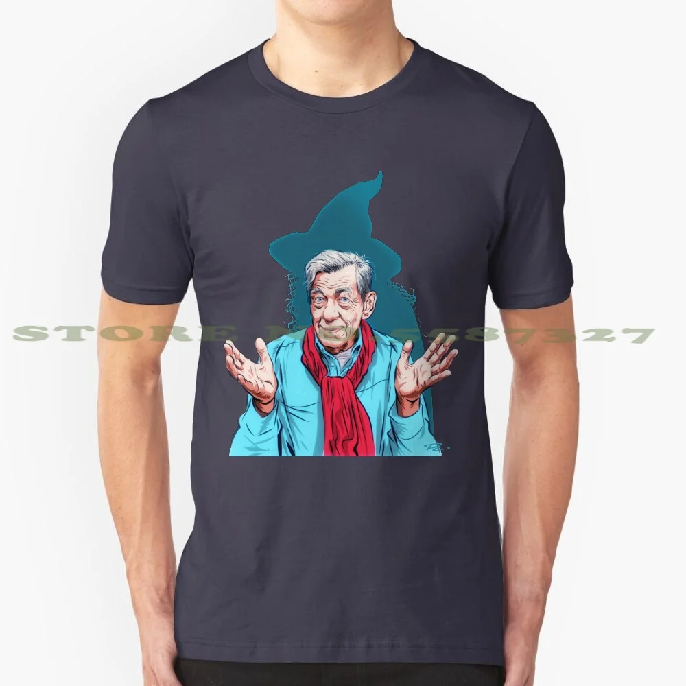 

Sir Ian Mckellen - An Illustration By Paul Cemmick Graphic Custom Funny Hot Sale Tshirt Sir Ian Mckellen Paul Cemmick Laurence