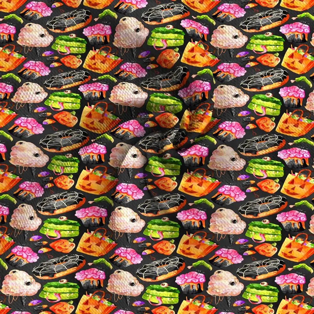 50*140cm Patchwork Printed Halloween Bullet Textured Liverpool Fabric for Tissue Kids Home Textile Sewing Doll Crafts c11747 | Дом и сад