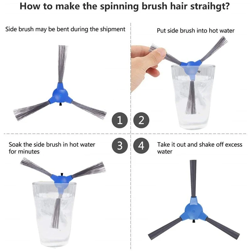 (12 в упаковке) Запасные части фильтра совместимы с боковым фильтром Boost RoboVac