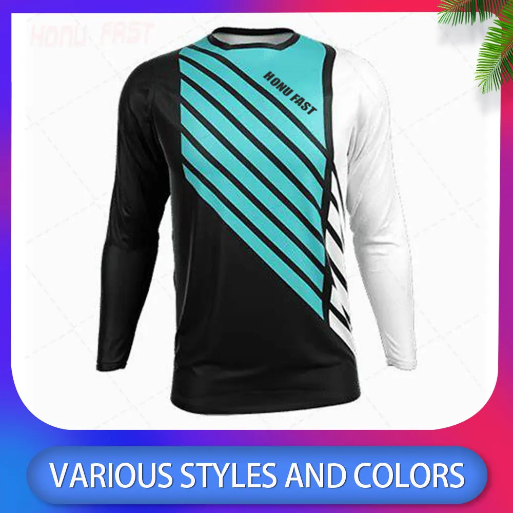 HuanGe Motocicleta bicicleta de equipo descenso jersey MTB 2020 Offroad DH MX locomotora camisa cross Кантри|Майки для