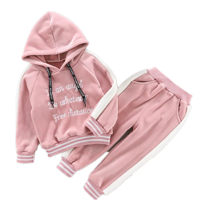 Осенне зимний комплект одежды для детей детская одежда маленьких девочек