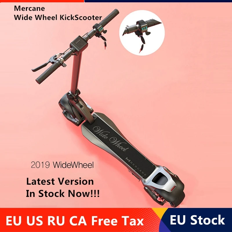 Электрический скутер Mercane WideWheel с широким колесом 48 в 500 Вт/1000 Вт, двухколесный двухмоторный скейтборд