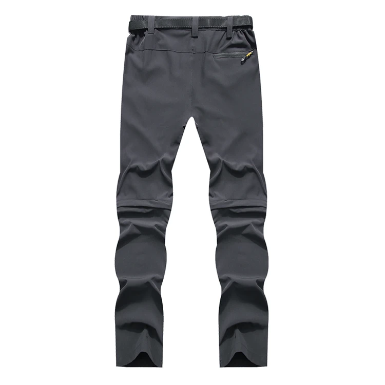 JACKSANQI Men's Summer Quick Dry Hiking Removable Pants Outdoor Sports Man Camping Fishing Climbing Trekking Male Trousers RA345