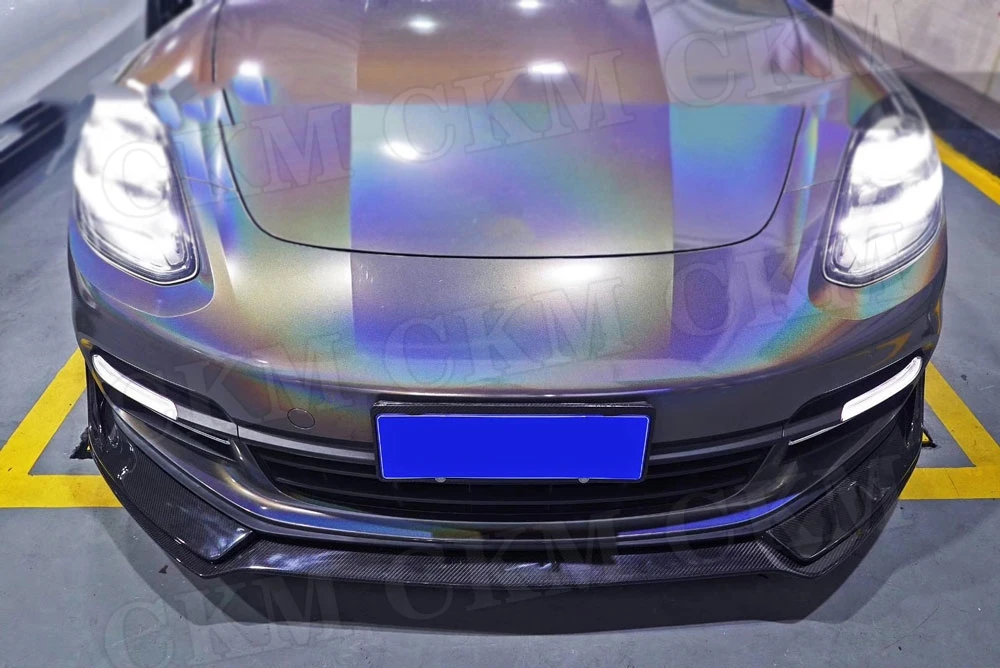 Для Porsche Panamera 971- сухой карбоновый комплект для тела Передние Губы разветвители боковые юбки задний бампер диффузор задний спойлер