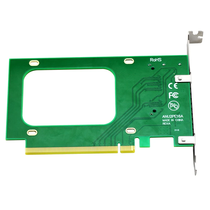 UNICACA ANU2PE16 SFF8639* 1 U.2 PCIe3.0 X16 12 ГБ/сек. U.2 exp rise adapter(поддержка nvme устройства