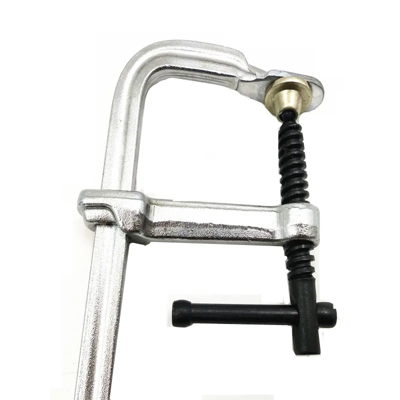 HS Tools Сверхмощный зажим с храповым механизмом F образный для работы по дереву