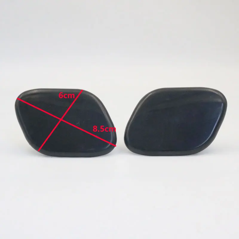 1 пара Левая Правая боковая насадка омывателя передней фары Крышка для Hyundai Santa Fe