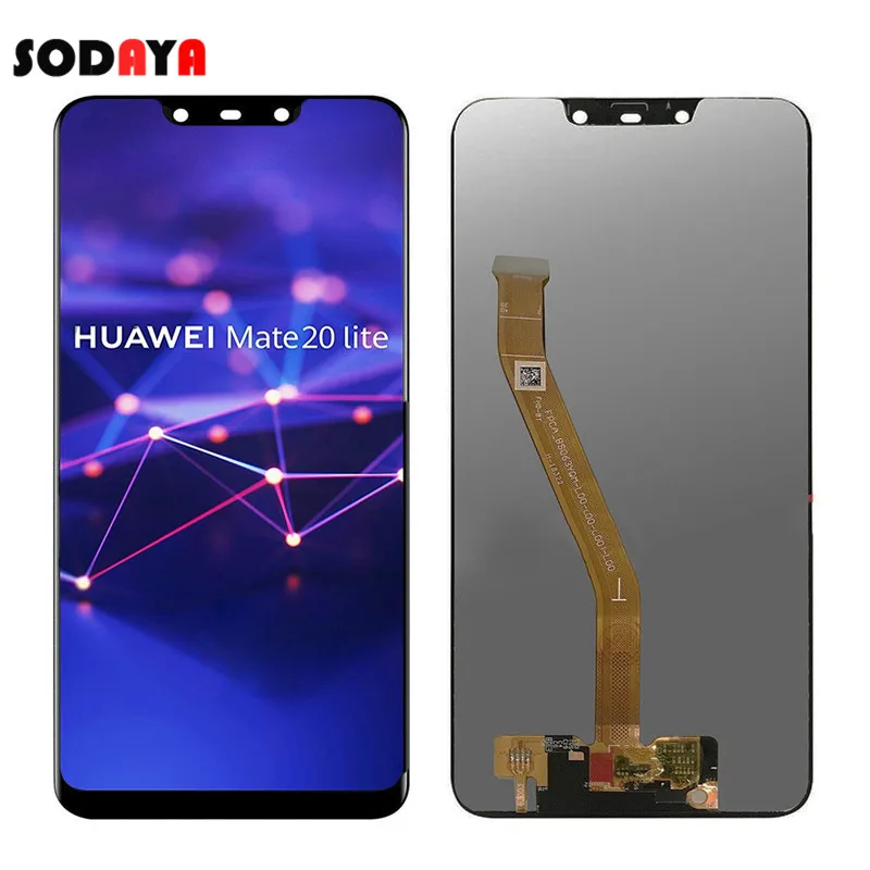 Для huawei mate 20 Lite ЖК-дисплей с сенсорным экраном дигитайзер сборка черный